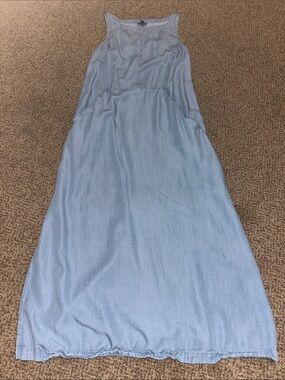 J.Jill Denim Light Chambray Maxi Dress Small